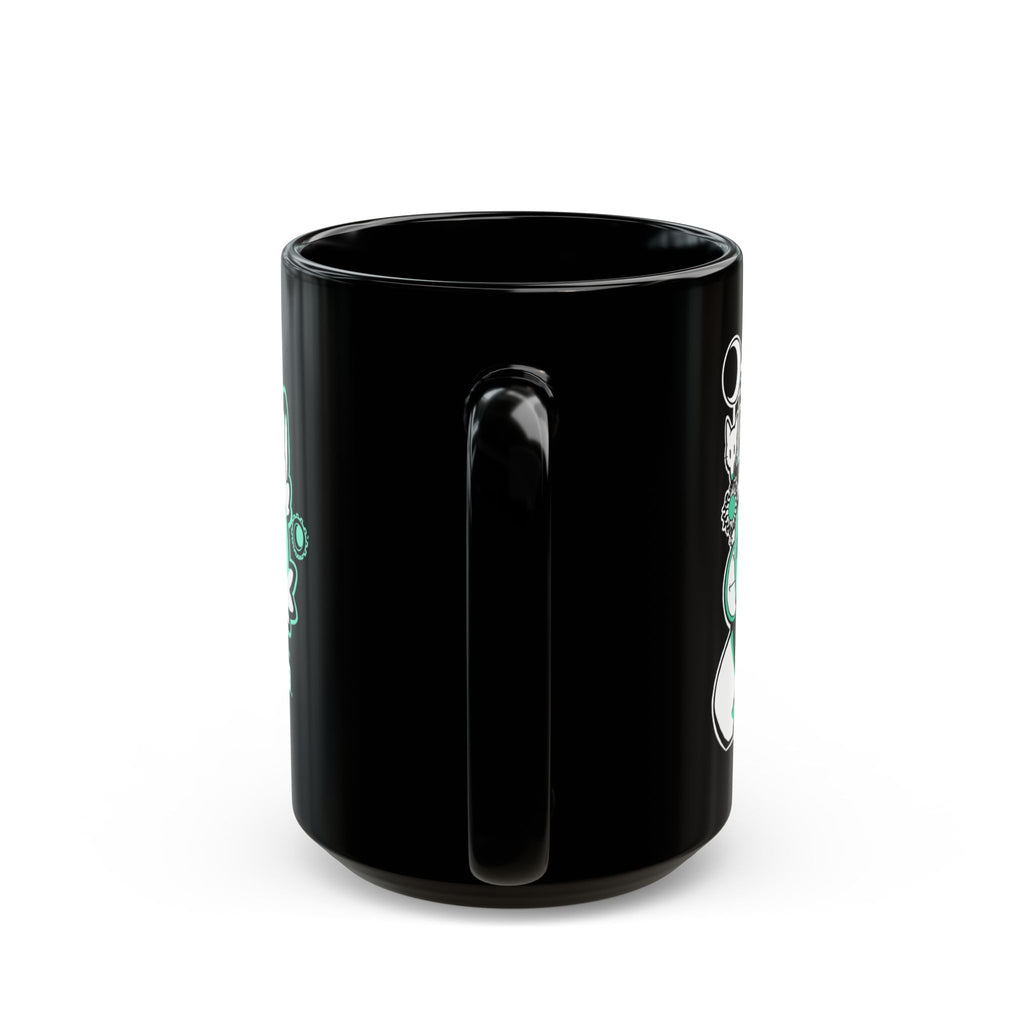 'Not a Corgi' Black Ceramic Mug (11oz/15oz)