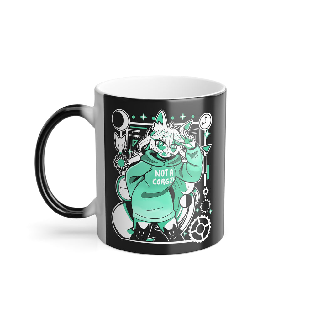 'Not a Corgi' Colour-Changing Mug (11oz)