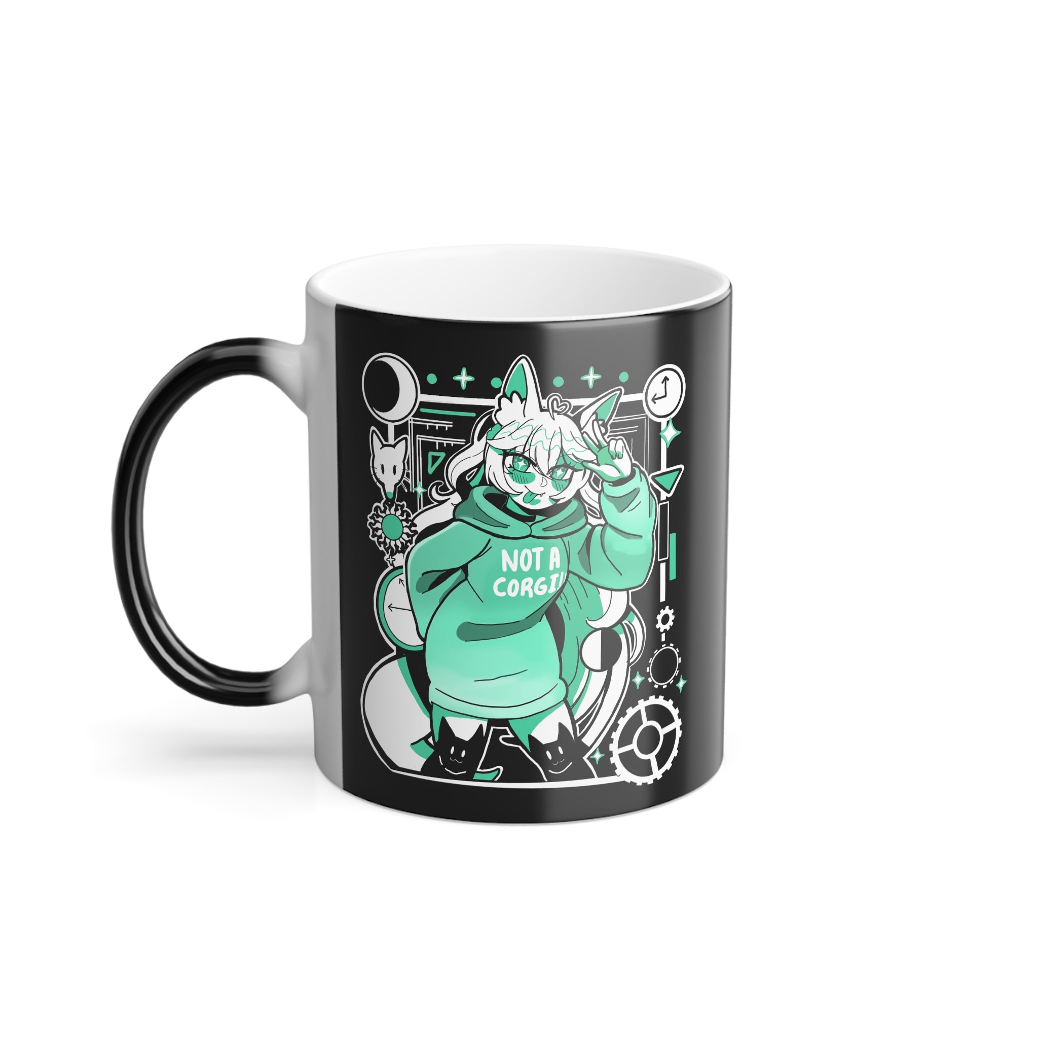 'Not a Corgi' Colour-Changing Mug (11oz)