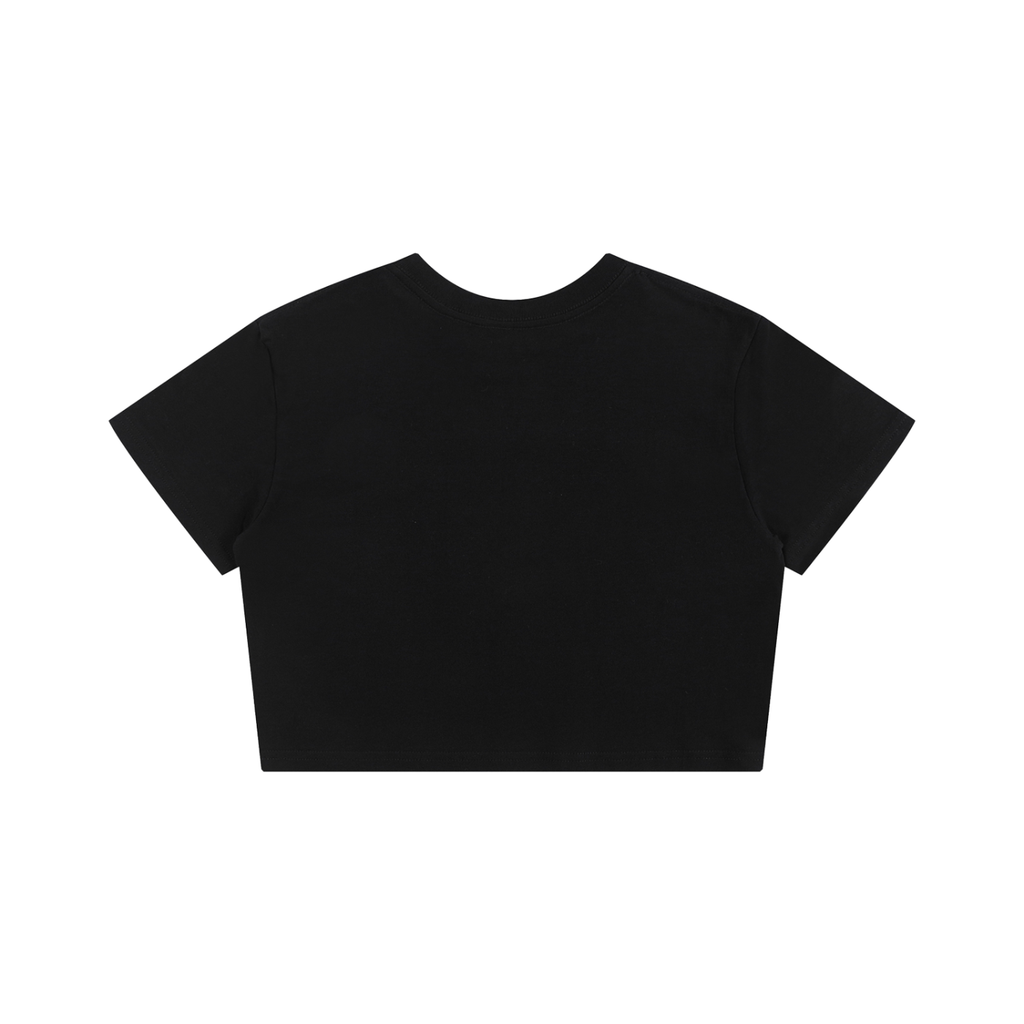 'Not a Corgi' Front Print Crop Top
